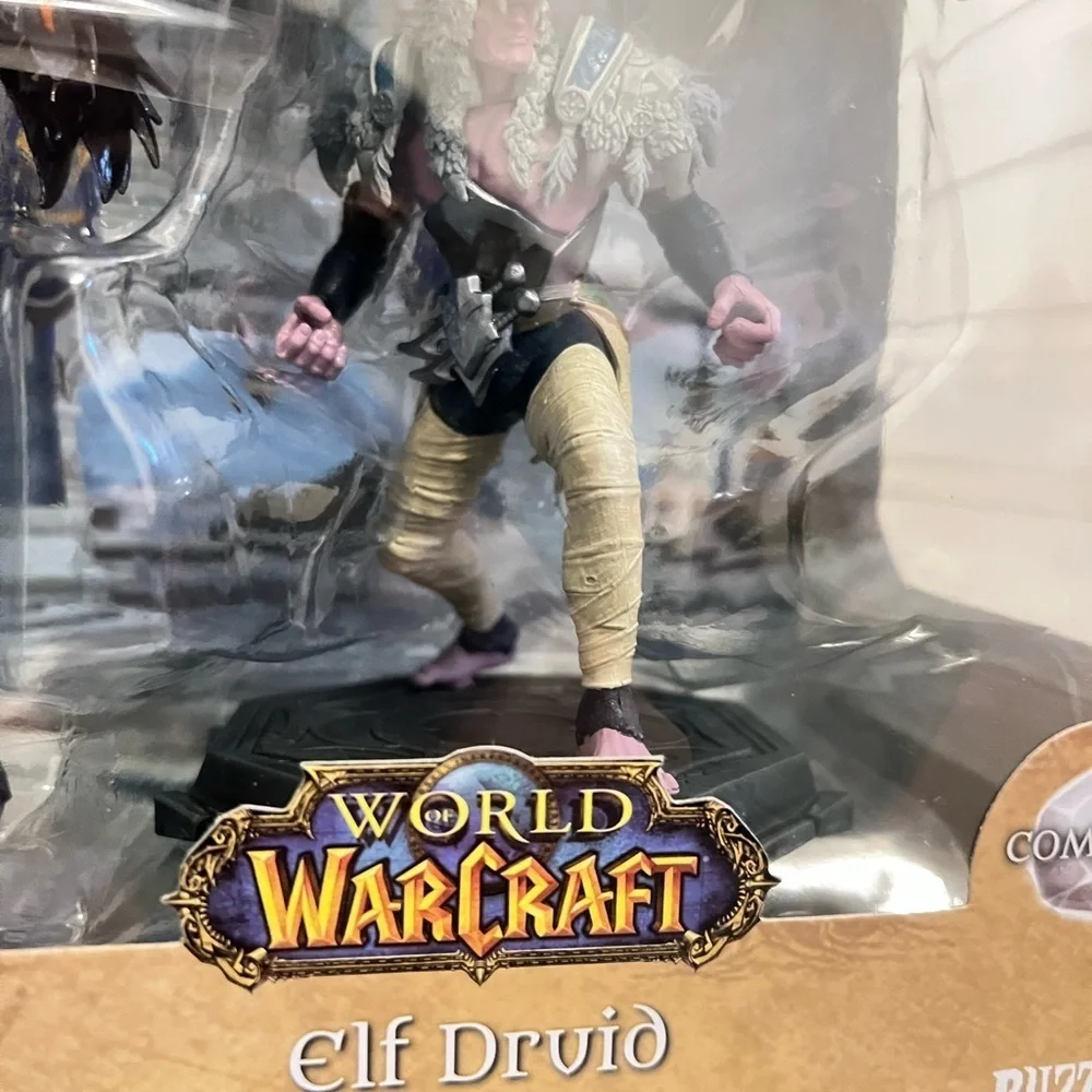 McFarlane Toys World of‎ Warcraft Night Elf:Druid Rogue Action Figure Rare Games